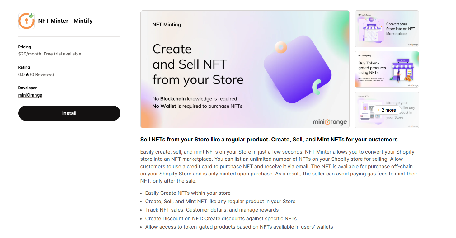 NFT Minter ‑ Mintify